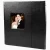 Import Handmade black pu leather overlap cover wedding cd case dvd case from China