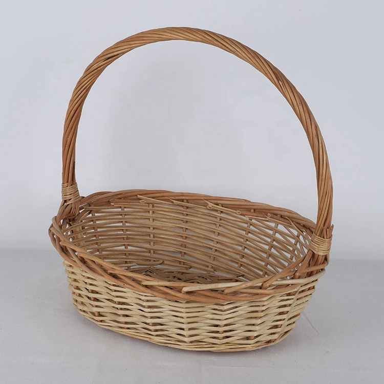 Handmade cheap empty wicker gift baskets