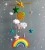 Import Handmade rainbow baby crib mobile sun clouds mobile felt baby mobile for nursery decor from China