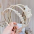 Import Handmade Simple Hairbands Hair Accessories Pearl Headband for Women from China