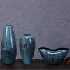 Handmade Vase Ornament Retro Chinese Vase Glass Home Decoration Crafts