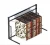 Import Hanging rug display rack metal carpet rack for exhibition from China