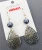 Import Hawaiian fashion luxury abalone shell palm tree leaf pineapple black pearl teardrop earrings for women jewelry wholesale from China