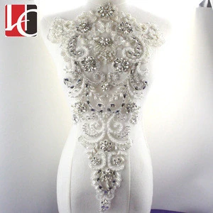 HC-4247 factory wholesale flatback design handmade crystal rhinestone for dress