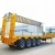 Import Heavy duty 3 axles 60tons low flat bed/lowboy semi trailer with one spare wheel for sale(drop loader) from China