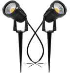 Helisi 12v 110v 220v aluminum waterproof outdoor garden spike led light