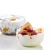 Import High boron silicon glass salad bowl custom Transparency glass bowl Can be heated Kitchen food containers from China