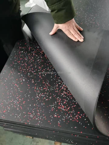 High density Shock absorbing noise reduction rubber flooring rubber gym floor mats factory