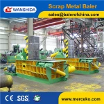 High efficiency scrap metal chip compactor