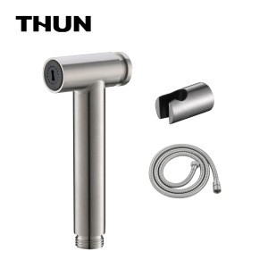 high end 304 stainless steel bathroom toilet rinsing pop up open and close bidet set