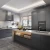 Import High Gloss Modern Kitchen Cabinet Designs Grey Base Cabinet and White Wall Cabinet from China