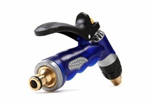 High Pressure Garden Hose Nozzle Heavy Duty Metal Hand Sprayer Car Washer