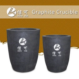 high pure graphite crucible aluminum melting crucible