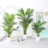 High Quality 120-240cm Plam Tree Plastic Leaf Small Large Potted Ornamental outdoor indoor Artificial Tree Plant for Home Decor