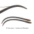 Import High quality 30-60lbs hunting archery bows takedown style bows 58inch recurve wood bow for hunting from China