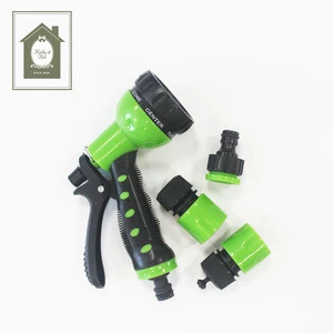 High Quality 7-Function  Spray Garden Hose Nozzle Water Sprayer Swith Pipe Connector For Flexible Garden Hose