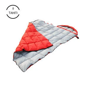 High quality adult cotton light 320T polyester pongee Canvas sleeping bags