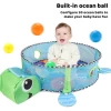 High quality baby fitness mat toys protective fence multifunction baby gym playmat with ocean balls