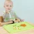 Import high quality baby place mat non-slip kids educational table placemat set soft silicone placemat plate from China