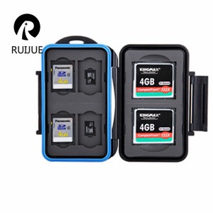 High quality camera Memory Card Case SD Card Holder with SD TF CF Card slot