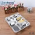 Import High Quality Cheap Price Stainless steel 201/304 material 5 compartment fast food serving plate lunch box divided tray from China