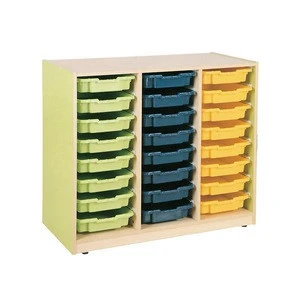 High quality children toy cabinet preschool furniture wardrobe