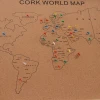 High Quality Cork memo board cork World Map