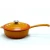 Import High quality  eco friendly  orange cast iron casserole durable  cookware set from China