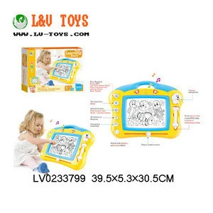 High Quality Educational Toys Magnetic Drawing Board with Light &amp; Music Toys for Kids