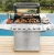 Import High Quality Family Household Gas Garden BBQ Grill Outdoor Stainless steel 304 Barbecue Gas Grill from China