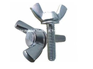 High Quality Fasteners Manufactures A2 A4 70 80 Stainless Steel Din316 Wing Bolt