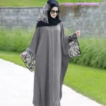 high quality islamic clothing nida fabric muslim dress Islamic Women Abaya plus size muslim dresses