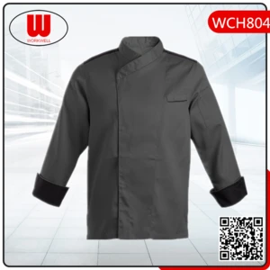 high quality long sleeve chef uniform jacket