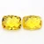 Import High quality loose faceted cushion cut yellow natural crystal gems stone from China