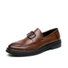 High Quality Male Loafers Leather Shoes Slip-On Formal Wedding Genuine Leather Shoes For Men
