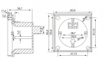 High quality NP-60 single phase current ammeter meter digital panel meter