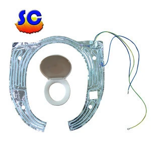 High quality O shape Aluminum foil heater for intelligence toilet seat new type in 2018