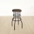 Import High Quality PVC Seat Bar Round Stool Metal Frame Dining Chair from China
