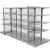 Import high quality single side double sides  display heavy duty plain back panel metal supermarket shelf from China