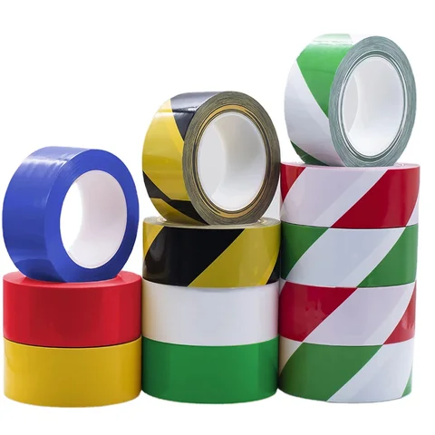 High quality Underground Safety Caution Yellow and Black color  PVC warning tape Large roll