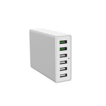 High Quality Universal Home Fast Charging Multi USB QC 3.0 Smart Mobile Phone desktop 6 port Quick Wall Charger
