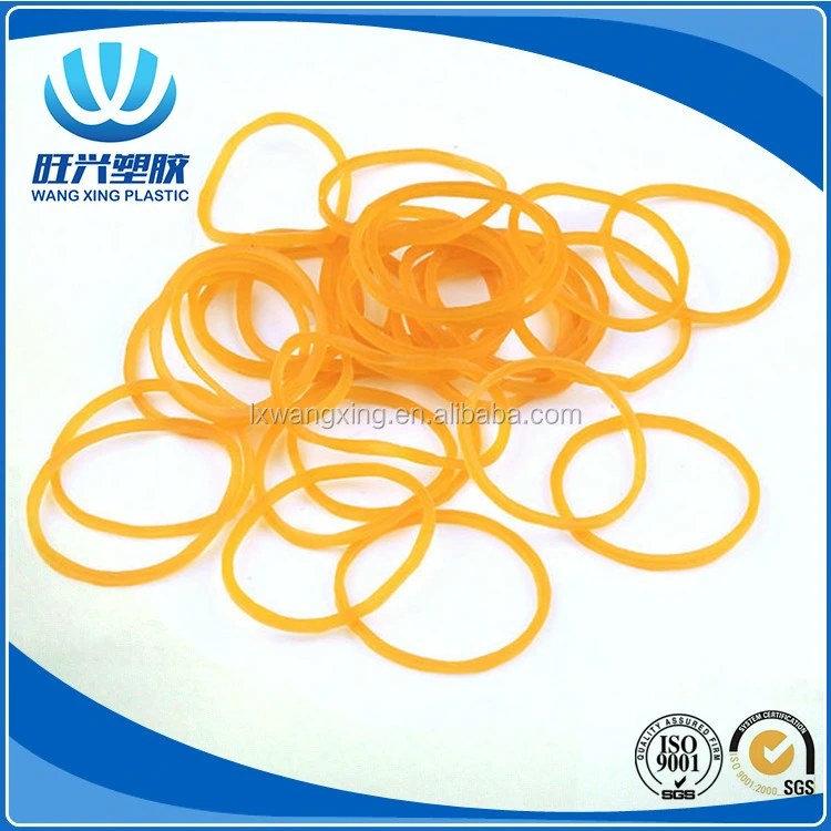 High quality Wholesale Price 100% natural Transparent Durable Soft Stretch Elastic Rubber Band, Natural Mix Color elastic Band