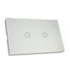 High Quality WIFI function control switch 2 Gang 1 Way/2 Way Led WiFi 2 gang 1 2 way touch switch