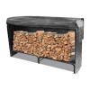 High quality wood cover Outdoor Log Rack Cover Weatherproof Firewood Holder Cover PE Tarpaulin