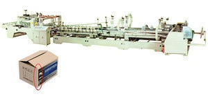 High speed automatic carton board gluer machine carton gluing machine