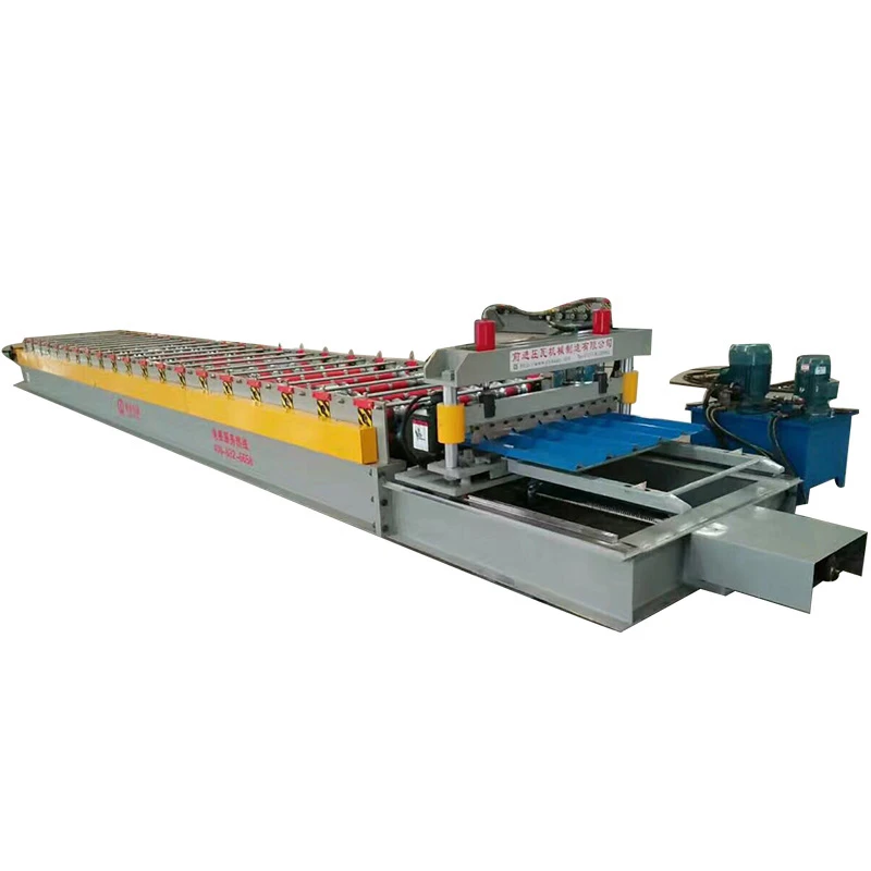 High speed roll forming tile making machine