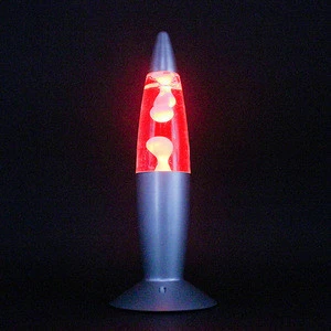 Home Accessories Decoration Color Changed Rocket Style Led Night Light Lava Lamp