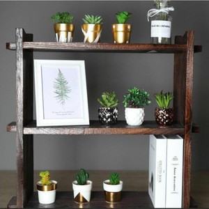 Home decor wholesale small size cheap artificial plant with metal flower pot