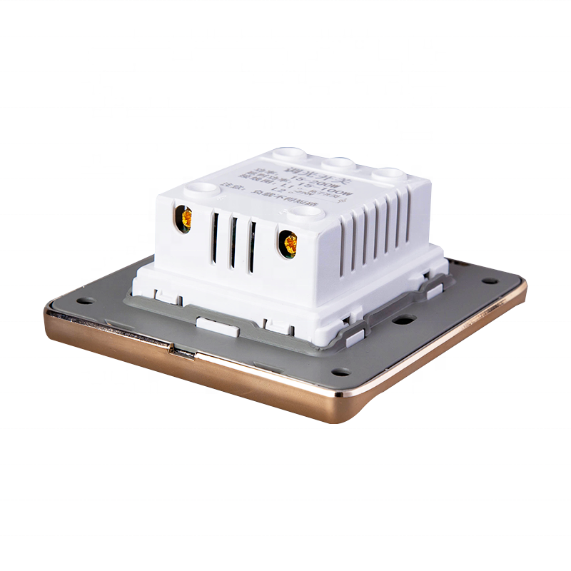 Buy Home Lighting Control Switch Indoor Golden Wall Switch Light ...