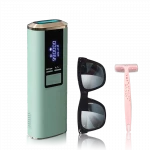 Home Use Portable LCD Screen Laser IPL Permanent Hair Removal with 990000 Flashes Pulse Body Legs Face